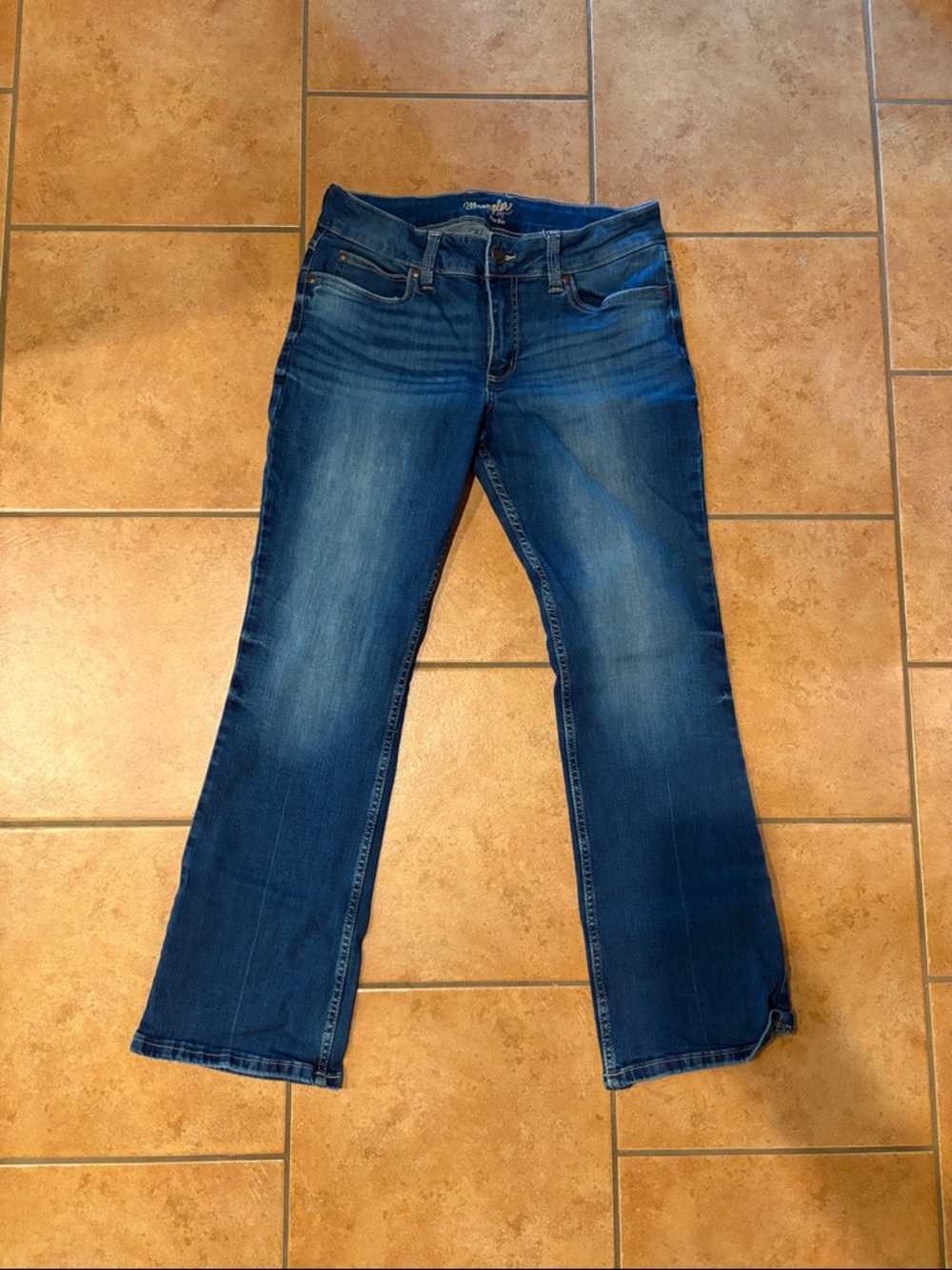 Wrangler Women's Dark Blue Boot Cut Jeans